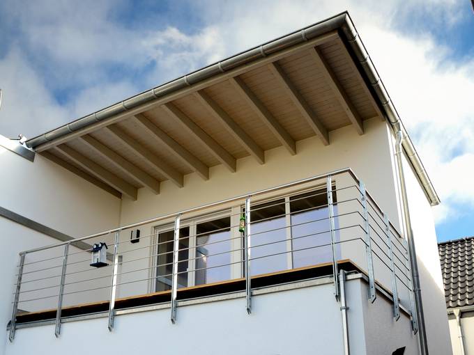 Umbau/Anbau an Einfamilienhaus in Xanten, Ansicht Perspektive Neuer Anbau