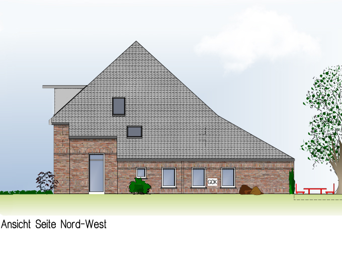 Ansicht Seite Nord-West