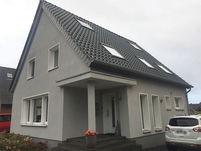 Umnutzung und Erweiterung eines Einfamilienhaus in ein Zweifamilienhaus in Xanten - Foto Bestand